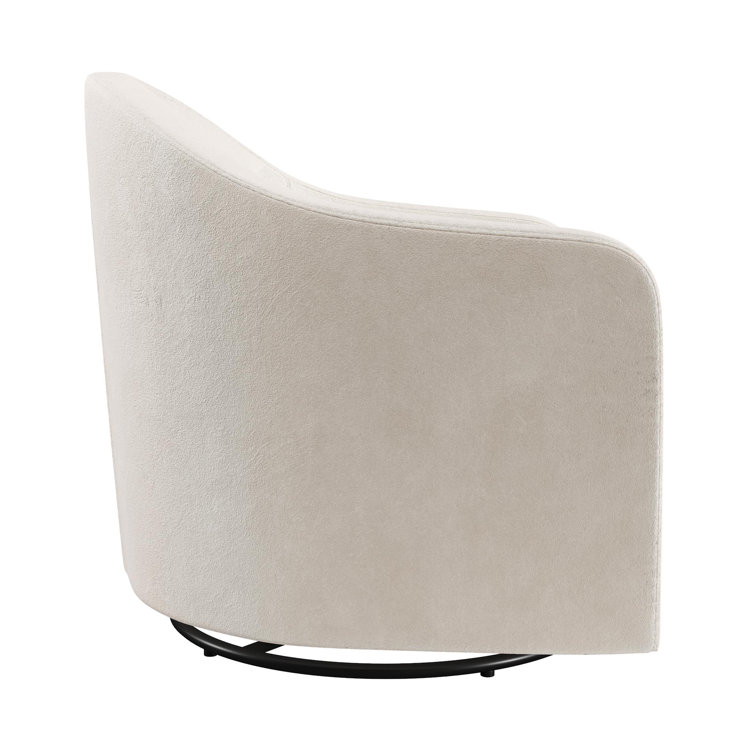 Curved best sale swivel chair